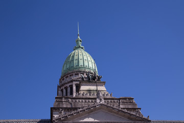 Naklejka premium The Palace of the Congress of the Argentine Nation is the building where the Congress of the Argentine Nation develops its activities,
