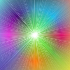 Obraz premium Abstract dynamic gradient star burst background - vector graphic design