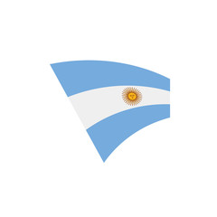 Argentina flag, vector illustration