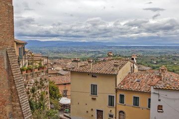 Old city. Montepulciano. Italy