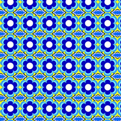 Vector blue pattern