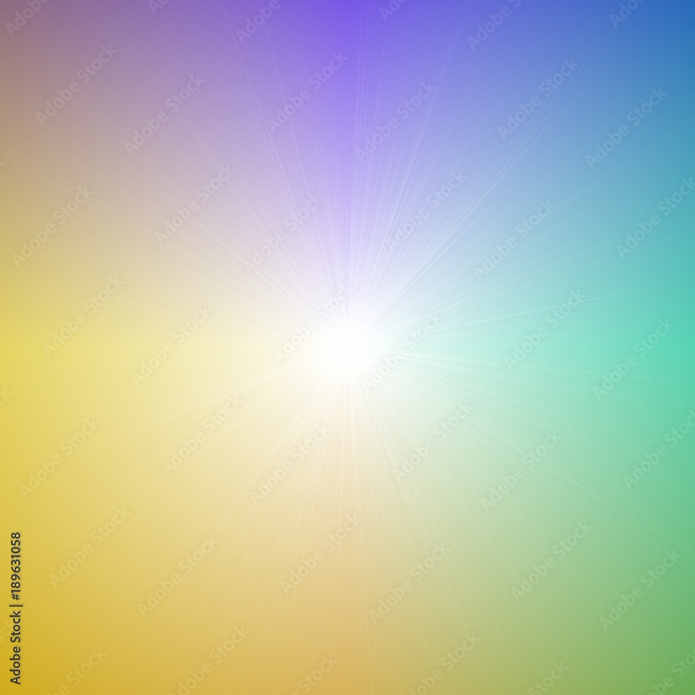 Poster abstract dynamic gradient star burst background - vector graphic design