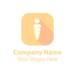 Power fruit logo design