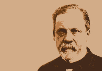 Pasteur - médecine - portrait - Louis Pasteur - personnage historique - scientifique - vaccin - obrazy, fototapety, plakaty