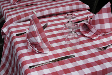 gingham tablecloth 