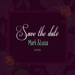 wedding invitation,save the date 