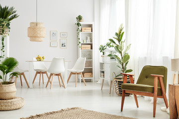 Botanic dining room interior