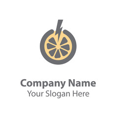 Power fruit logo design