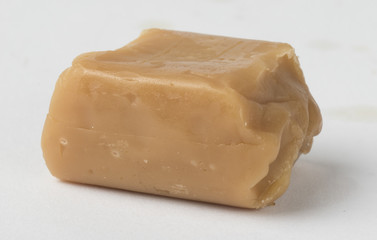 Toffee isolated on white background