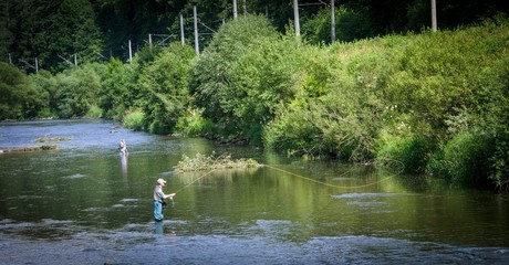 River fishing 