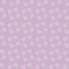 Seamless floral pattern with small flowers