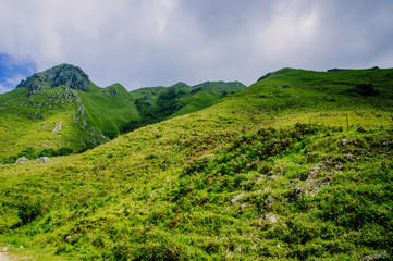 Mountains scenery in autumn 