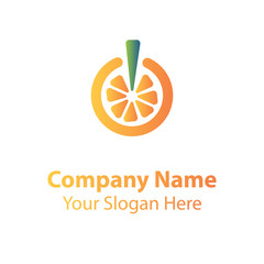 Power fruit logo design