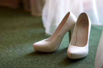 Female wedding footwear
