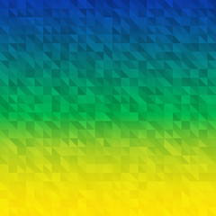 Abstract Background using Brazil flag colors. Vector illustration. 
