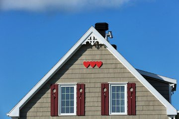 Beige roof top in Magdalein island