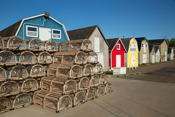 Oyster barns in PEI