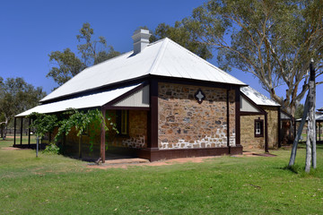 Fototapeta na wymiar Australia, NT, Alice Springs, old Telegraph Station