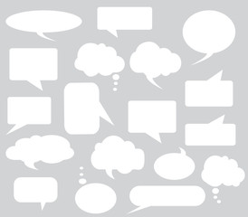 Bubble icon collection
