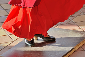 Street Flamenco. - obrazy, fototapety, plakaty
