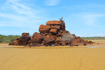 Restos de un meteorito. Puerto López, Alta Guajira- Colombia.