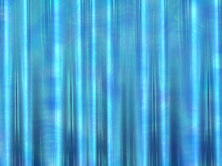 A glossy silk texture curtain background in turquoise blue