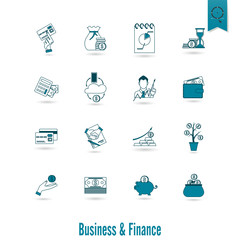 Business and Finance Icon Set