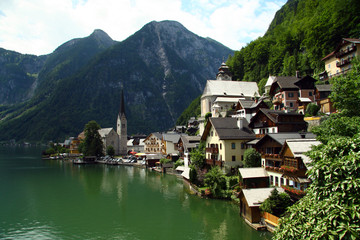 Hallstatt houses