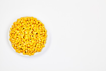 Corn. It is useful and tasty. Correct food. For your design.