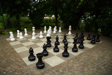 Chessboard in the park