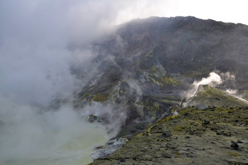 Fototapeta na wymiar crater of the volcano