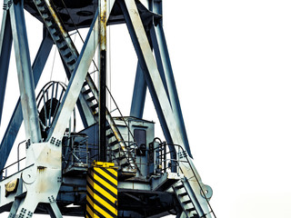 Kr&auml;ne im Hafen von Wismar