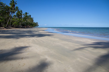 Tropical beach, Boipeba island, Brasi