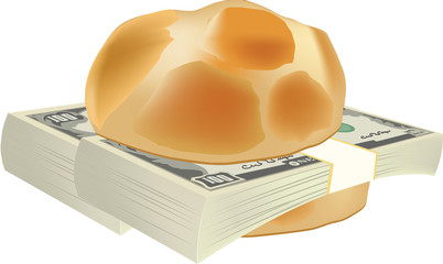 panino imbottito di dollari