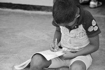 Escribiendo un futuro distinto. Mingueo, La Guajira- Colombia. 
