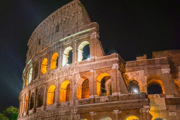 Colloseum nocą, Rzym