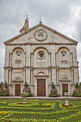 Cathedral of the Assumption of the Blessed Virgin Mary. Pienza. Italy