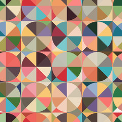 seamless vector background with abstract shapes