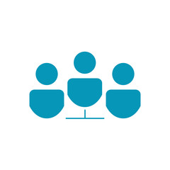 Teamwork concept icon