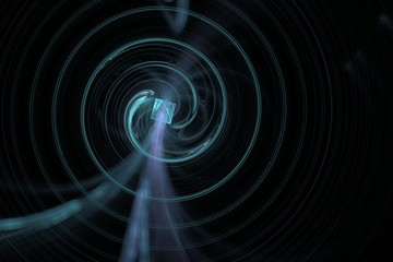 space cube abstract background