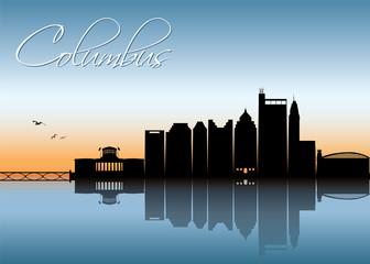 Fototapeta premium Columbus, Ohio skyline