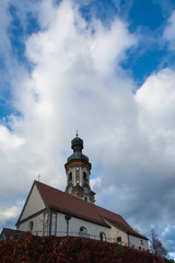 Sankt Quirin Kirche in Pobenhausen Bayern 