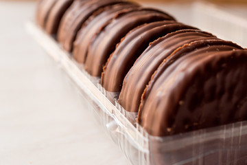 Chocolate Covered Marshmallow Biscuits.