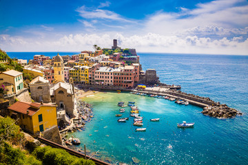 Fototapeta na wymiar Vernazza - Cinque Terre, La Spezia, Liguria, Italy