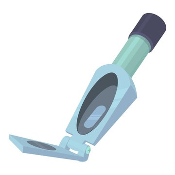 Densitometer icon, cartoon style