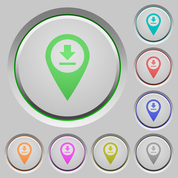 Download GPS map location push buttons