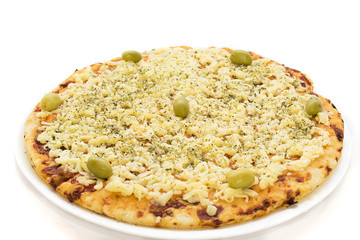 Pizza mozzarella.