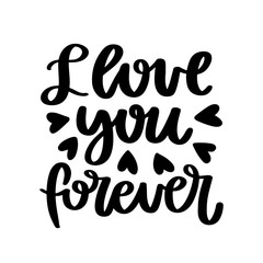 Romantic vector poster