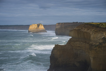 Fototapeta na wymiar Landscape of Great Ocean Road in Victoria Australia