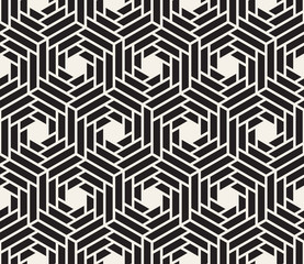 Vector seamless pattern. Modern stylish abstract texture. Repeating geometric tiles from striped elements i